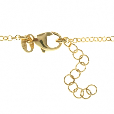 Pulsera rectangulos Swarovski de colores Plata de Ley