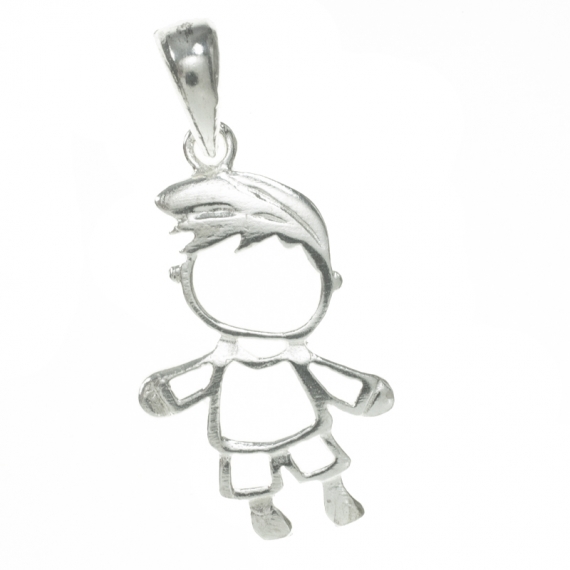 Colgante niño Plata de Ley con cadena 2