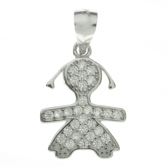 Collar niña con circonitas Plata de Ley 2