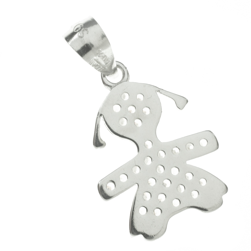 Collar niña con circonitas Plata de Ley