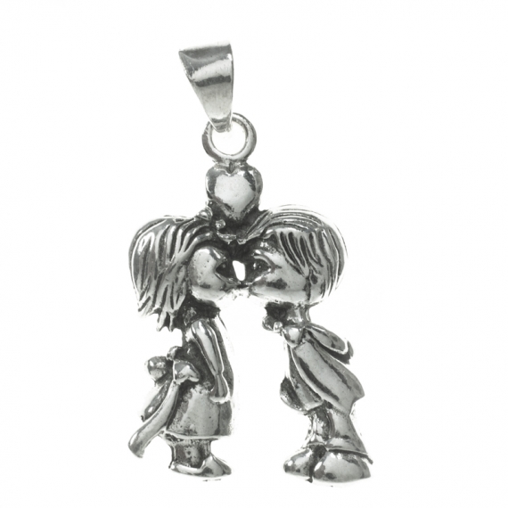 Collar niños Plata de Ley con tarjeta regalo 2