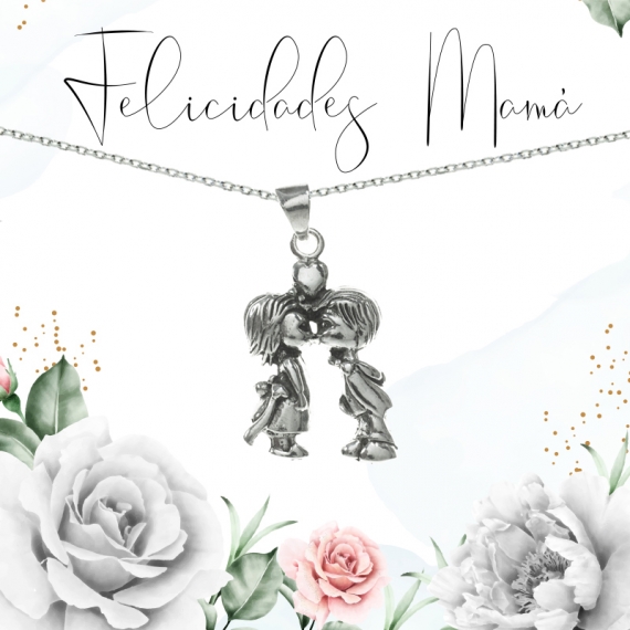 Collar niños Plata de Ley con tarjeta regalo