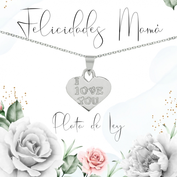 Collar I LOVE YOU para Mamá