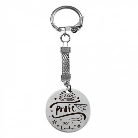 Llaveros para profes de acero inoxidable 2