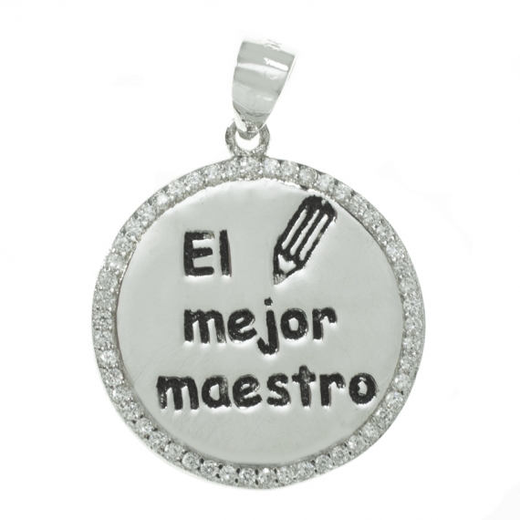 Collar para maestro Plata de Ley 2