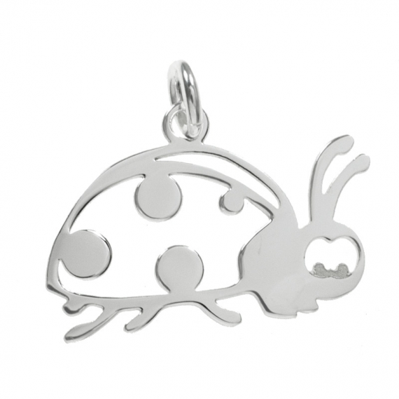 Collar mariquita Plata de Ley 2