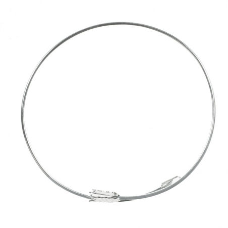 Pulsera rígida flecha Plata de Ley