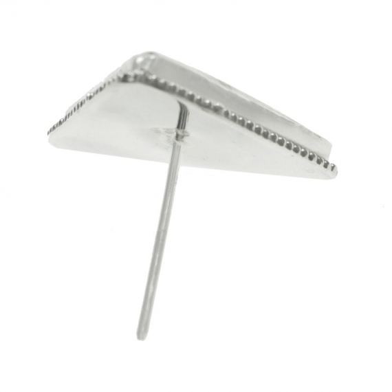 Pendientes Triángulo Coral blanco 2