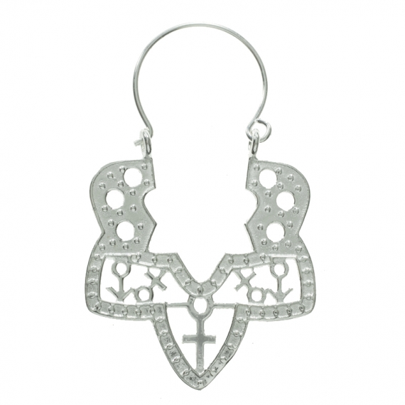 Pendientes Plata Sevillana estrella Plata de Ley 2