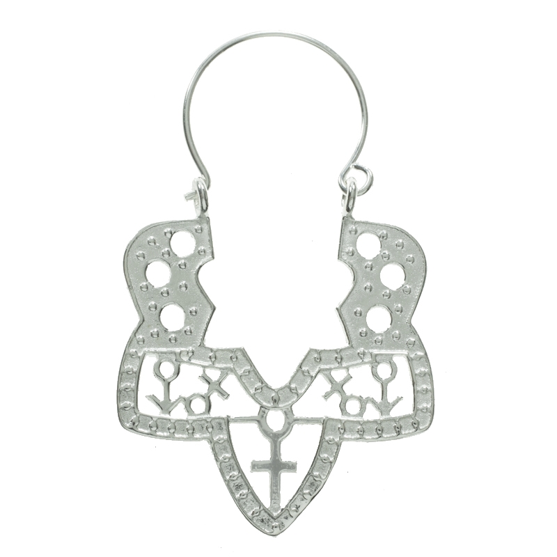 Pendientes Plata Sevillana estrella Plata de Ley