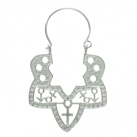 Pendientes Plata Sevillana estrella Plata de Ley