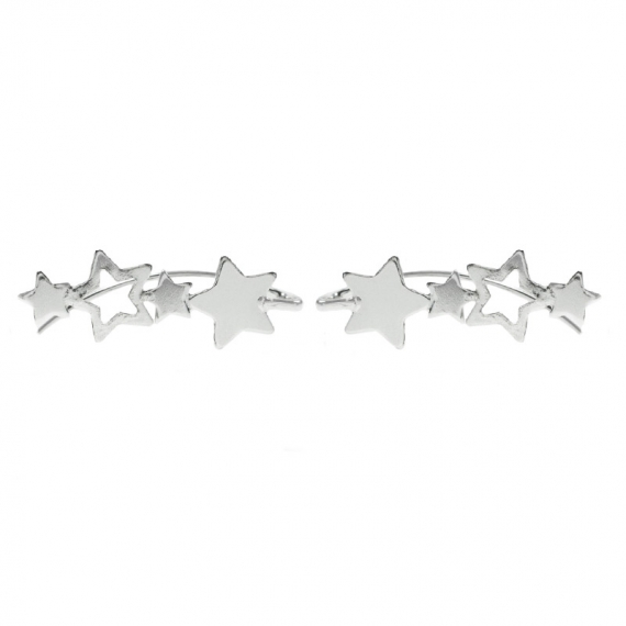 Pendientes trepadores estrellas fugaces