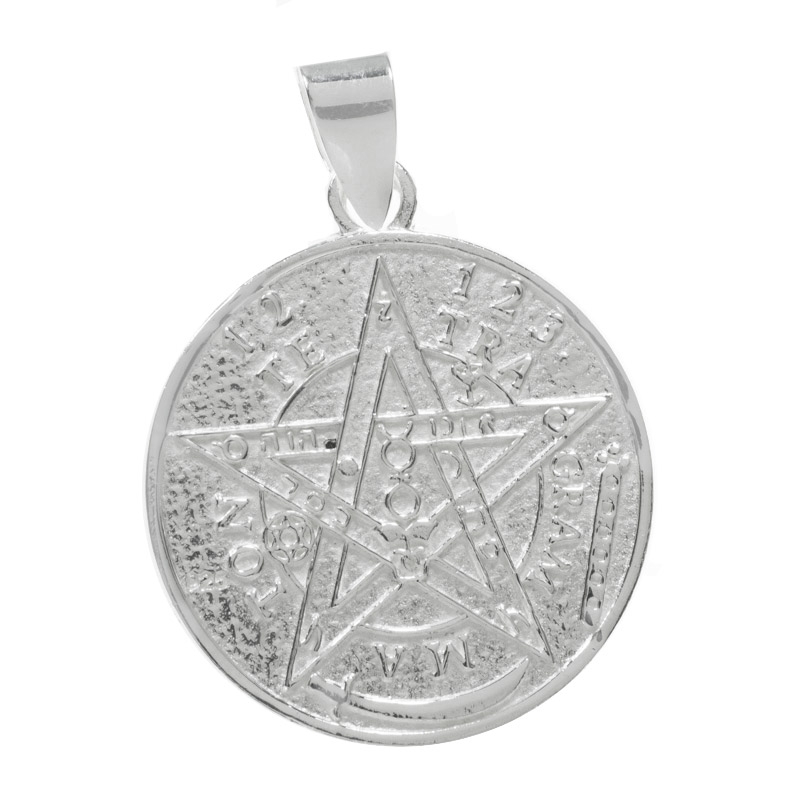 Amuleto Pentagrama Plata de Ley