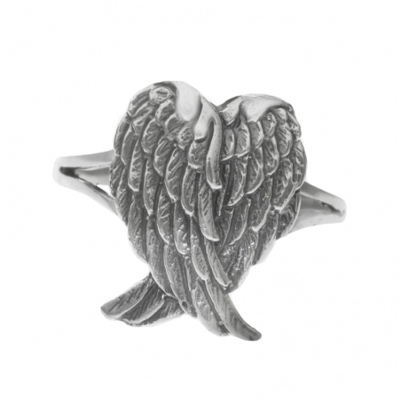Anillo alas cruzadas Plata de Ley