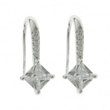 Pendientes de fiesta Zirconia Plata de Ley
