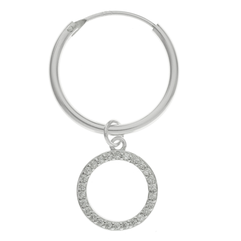 Aros con colgante Karma