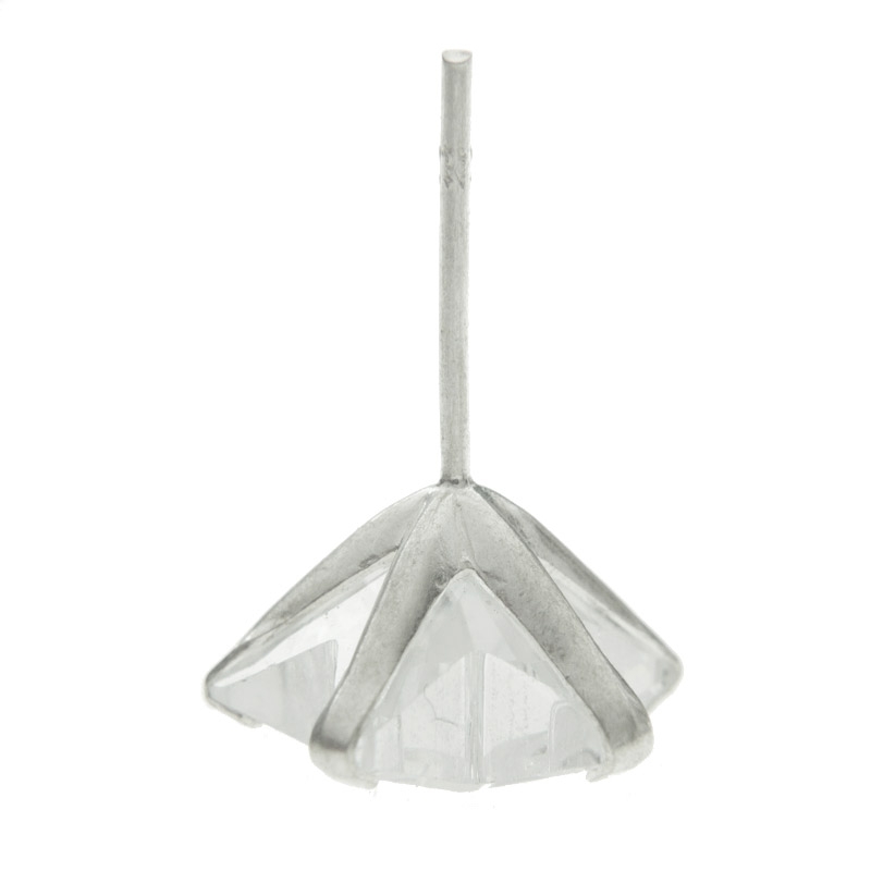 Pendientes estrella circonita Plata de Ley