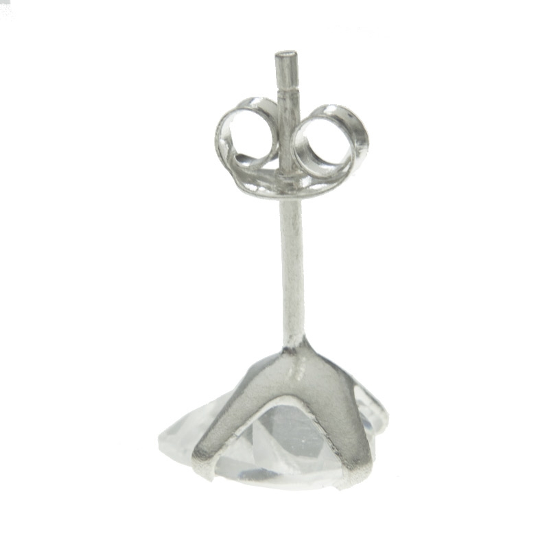 Pendientes corazón circonita