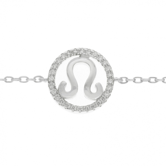 Pulsera Leo Plata de Ley
