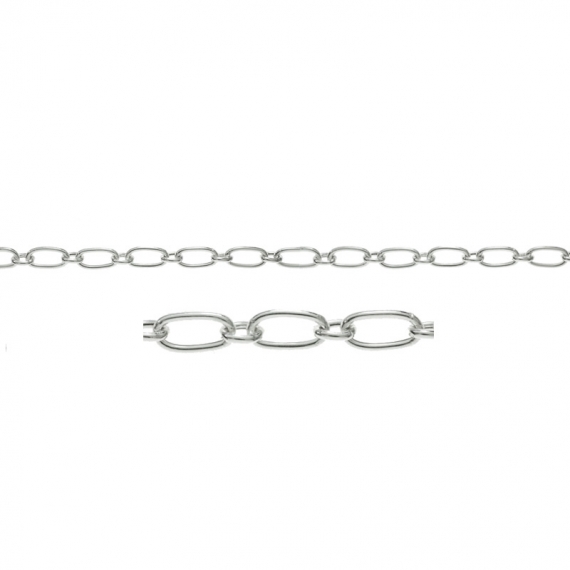 Cadena ajustable eslabón óvalo