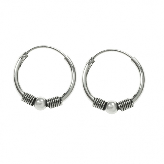 Pendientes balineses Plata de Ley