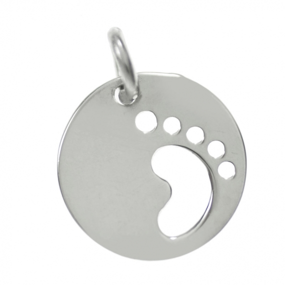 Colgante XS pie Plata de Ley 925 2