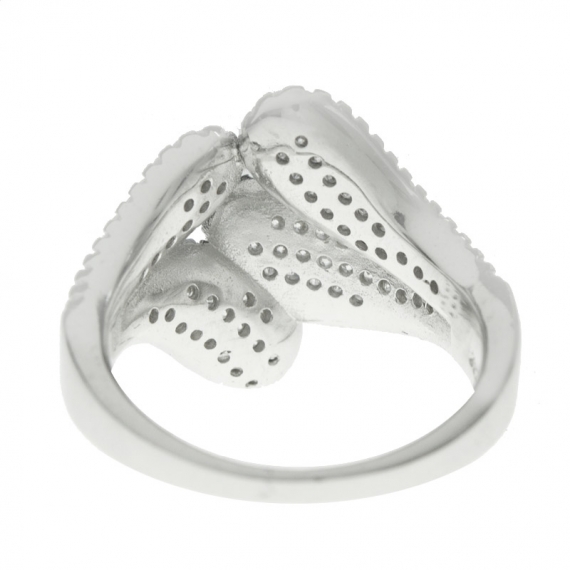 Anillo cuátro pétalos Plata de Ley 2