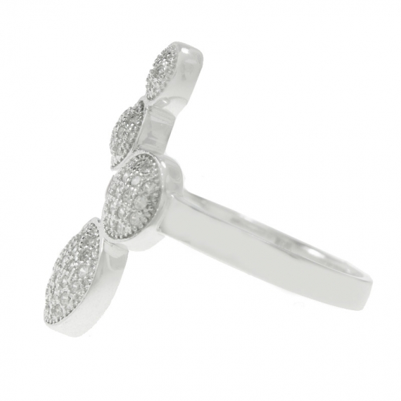 Anillo cuatro óvalos Plata de Ley 2