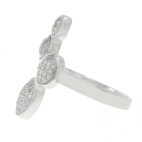 Anillo cuatro óvalos Plata de Ley