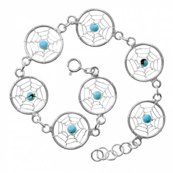 Pulsera atrapasueños Plata de Ley