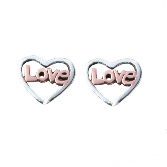 Mini pendientes Love