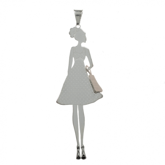 Colgante dama Plata de Ley