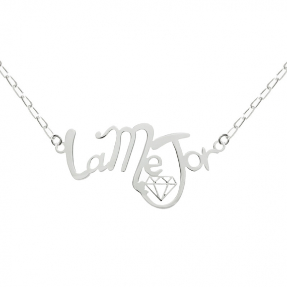 Collar Eres la mejor Plata de Ley