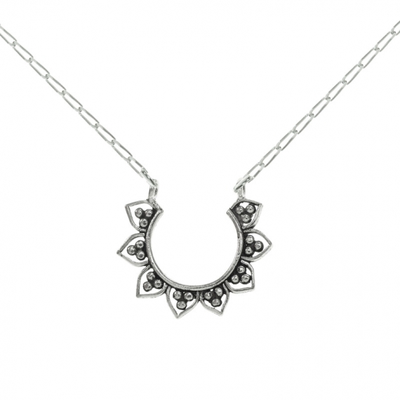 Gargantilla étnica Plata de Ley