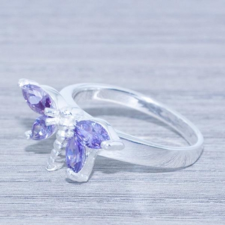 Anillo libélula Plata de Ley
