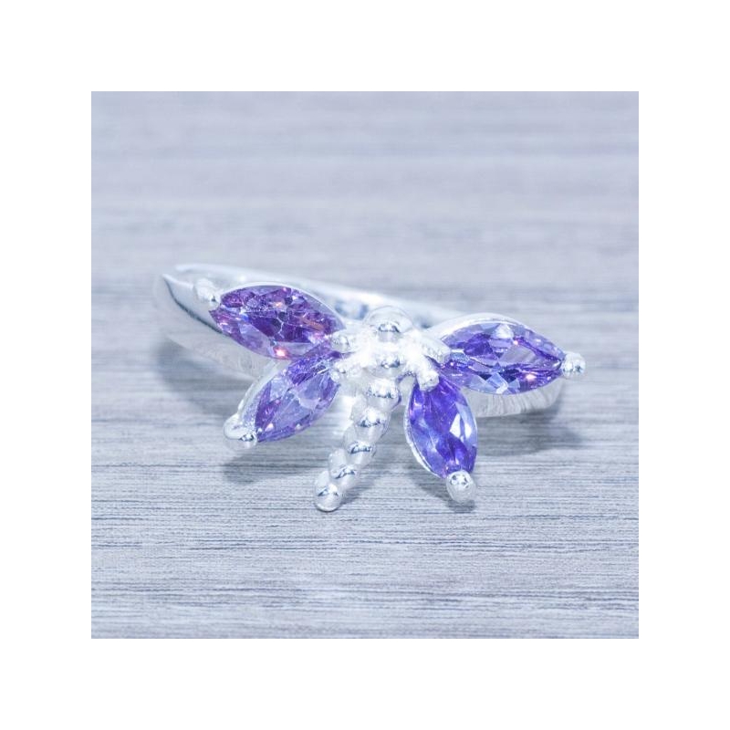 Anillo libélula Plata de Ley
