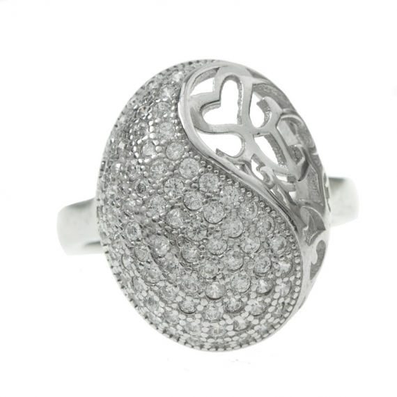 Anillo enlazado Plata de Ley