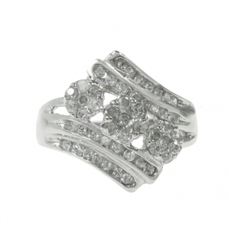 Anillo cuatro lazos Plata de Ley