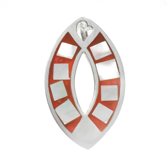 Colgante ojal de nácar