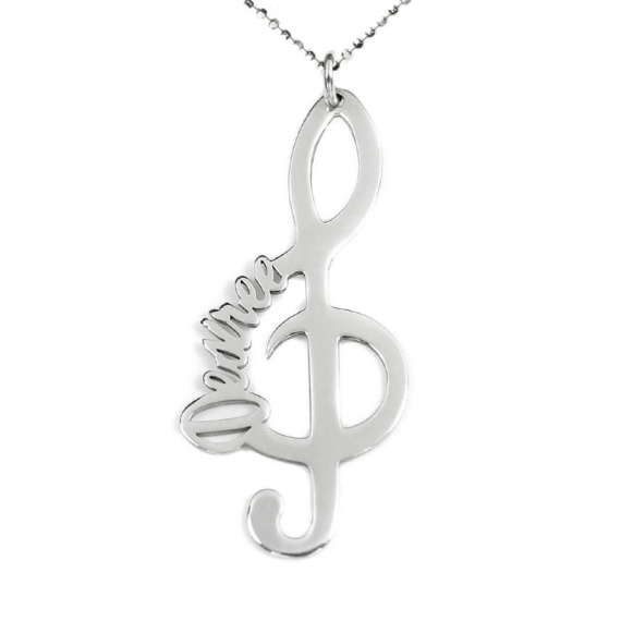 Collar clave de Sol con nombre