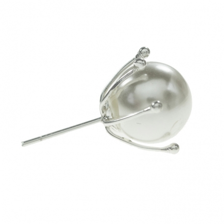 Pendientes perla de cristal