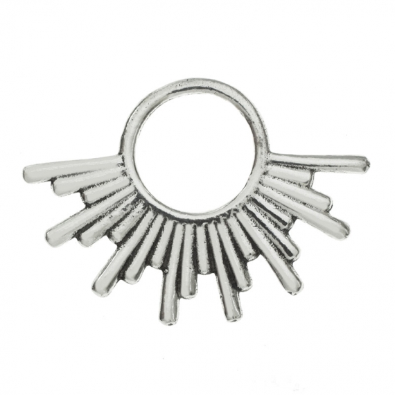 Collar sol inca Plata de Ley 2