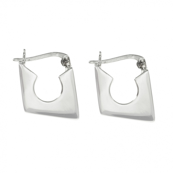 Pendientes geométricos Plata de Ley