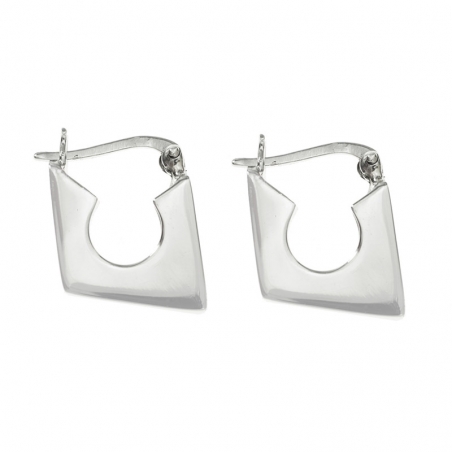 Pendientes geométricos Plata de Ley