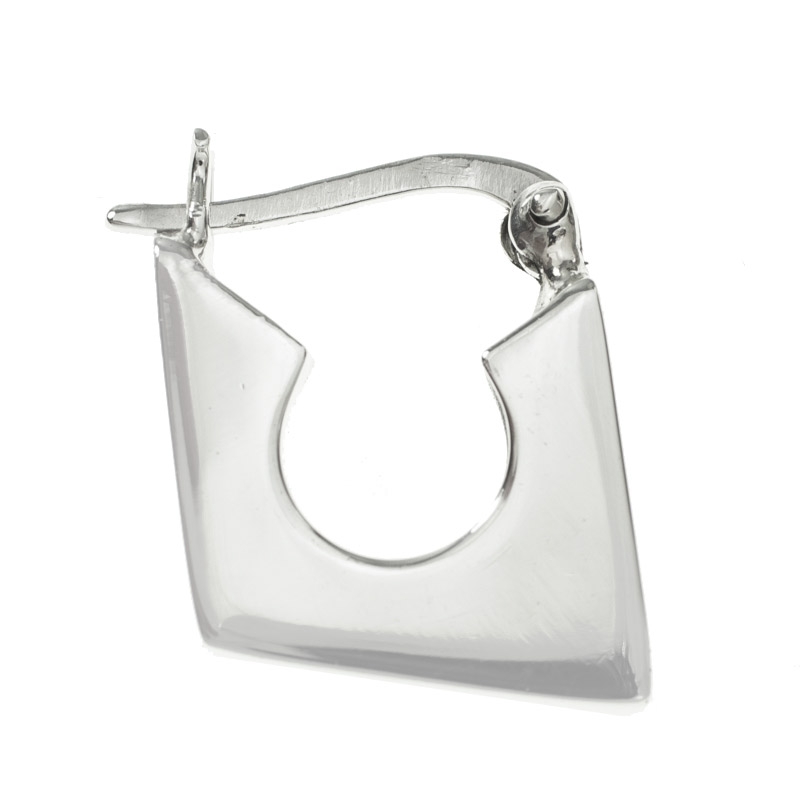 Pendientes geométricos Plata de Ley