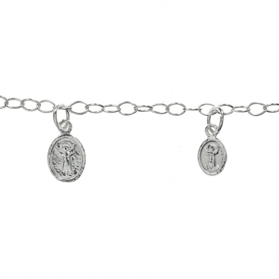 Pulsera con medallas colgantes 2