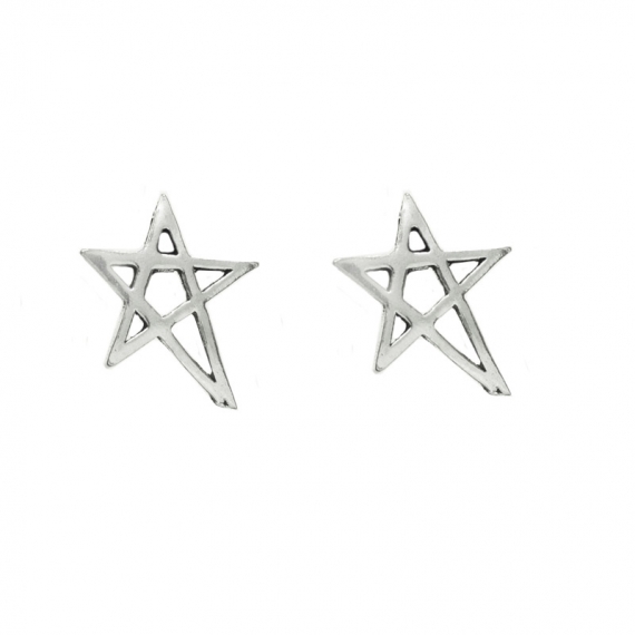 Pendientes Star Plata de Ley