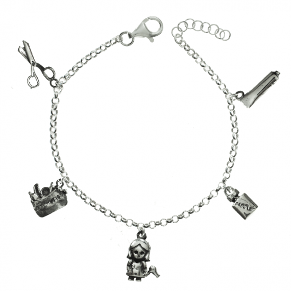 Pulsera de la estilista Plata de Ley