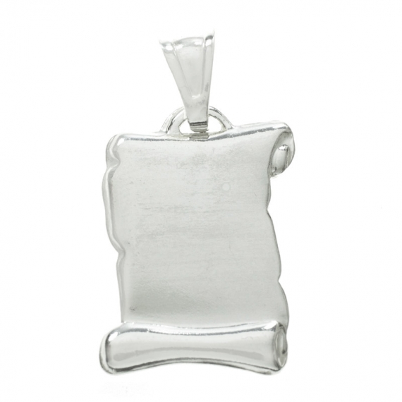 Colgante pergamino Plata de Ley