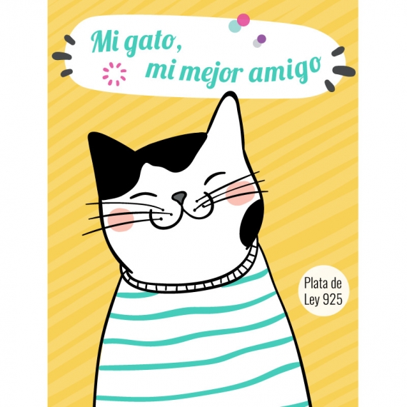 Pulsera para amantes de los gatos Plata de Ley 2